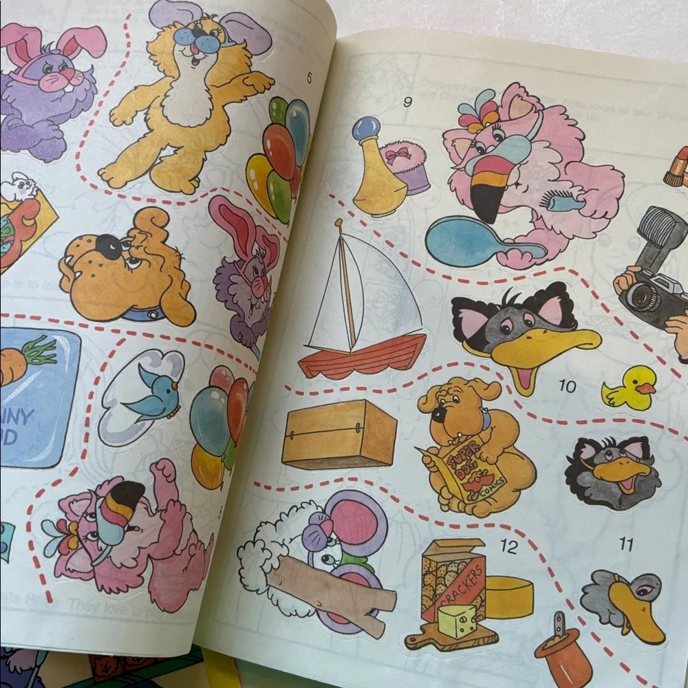 Purr Tenders Coloring Book Purr Tenders paint with Water 1980s Purrrtenders